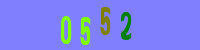 Blue Captcha Image