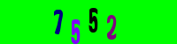 Blue Captcha Image